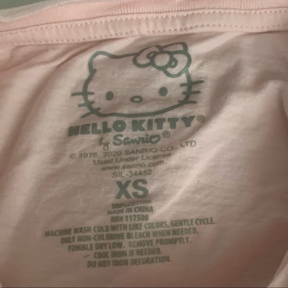 Pink Hello Kitty Drawstring Crop Top - Picture 4 of 4